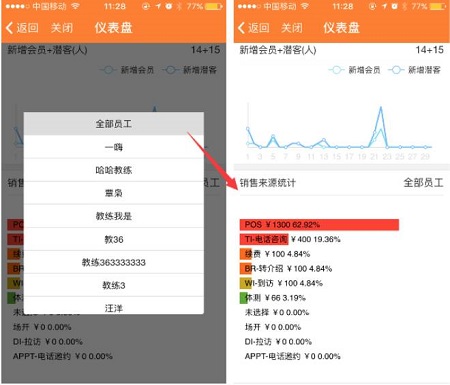 健身房管理系统功能